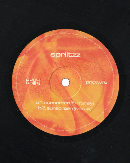 Spriitzz - Where R U / Sunscreen (VINYL 12") | Mint (M) Mint (M)