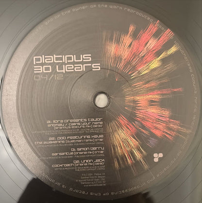 Platipus 30 Years 04/12 (VINYL 12") | Mint (M) Mint (M)