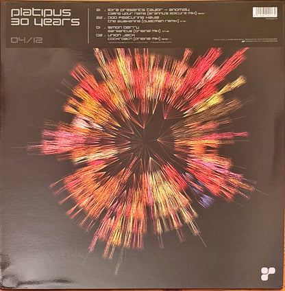 Platipus 30 Years 04/12 (VINYL 12") | Mint (M) Mint (M)