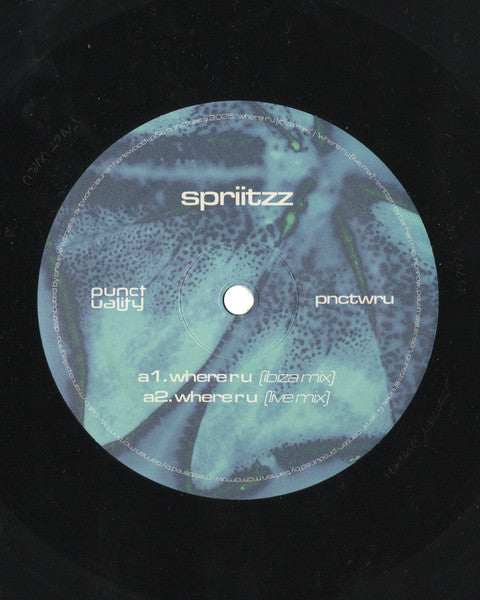 Spriitzz - Where R U / Sunscreen (VINYL 12") | Mint (M) Mint (M)
