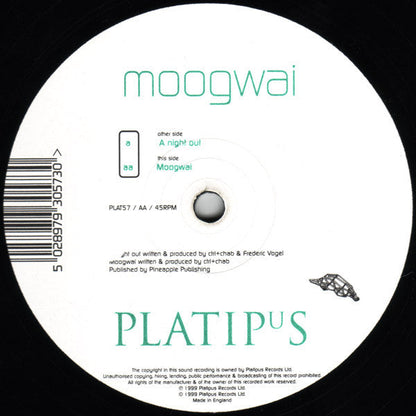 Moogwai - A Night Out / Moogwai (VINYL) | Excellent+ (EX+) Excellent (EX)