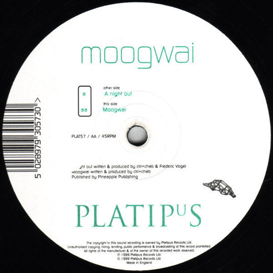 Moogwai - A Night Out / Moogwai (VINYL) | Excellent+ (EX+) Excellent (EX)