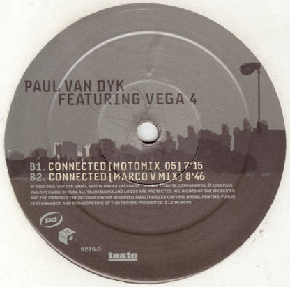 Paul van Dyk - Time Of Our Lives / Connected (12" VINYL) | Very Good Plus (VG+) Excellent+ (EX+)
