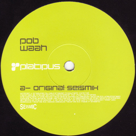 Pob - Waah (12" VINYL) | Very Good (VG)