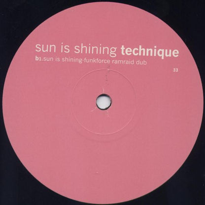 Technique - Sun Is Shining (12" VINYL) | Very Good Plus (VG+) Very Good Plus (VG+)
