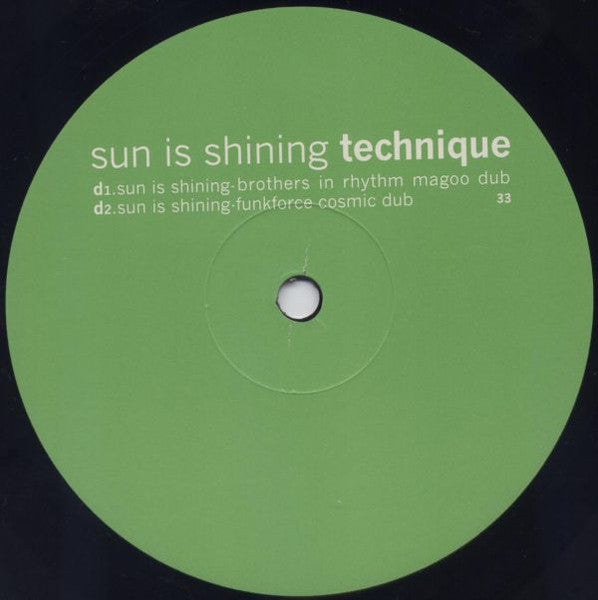 Technique - Sun Is Shining (12" VINYL) | Very Good Plus (VG+) Very Good Plus (VG+)