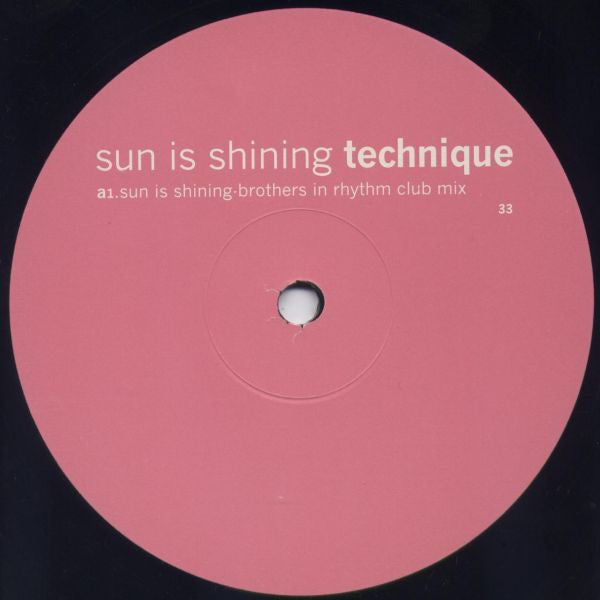 Technique - Sun Is Shining (12" VINYL) | Very Good Plus (VG+) Very Good Plus (VG+)
