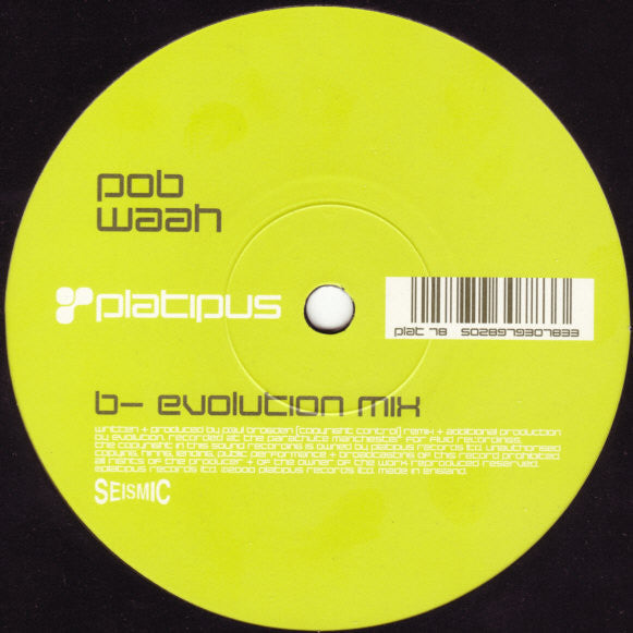 Pob - Waah (12" VINYL) | Very Good (VG)