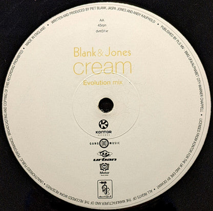 Cream (12" vinyl) | Very Good (VG) Very Good Plus (VG+)