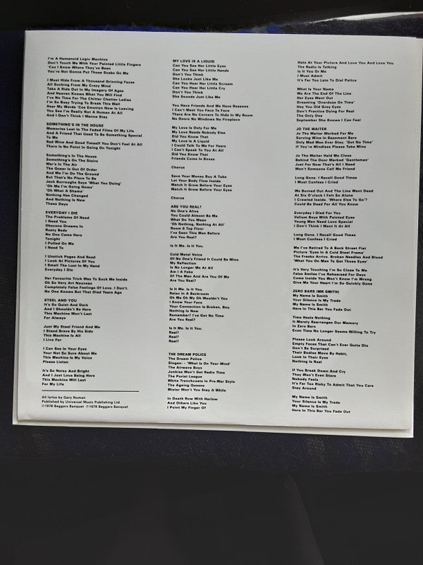 Tubeway Army | Mint (M) Mint (M)