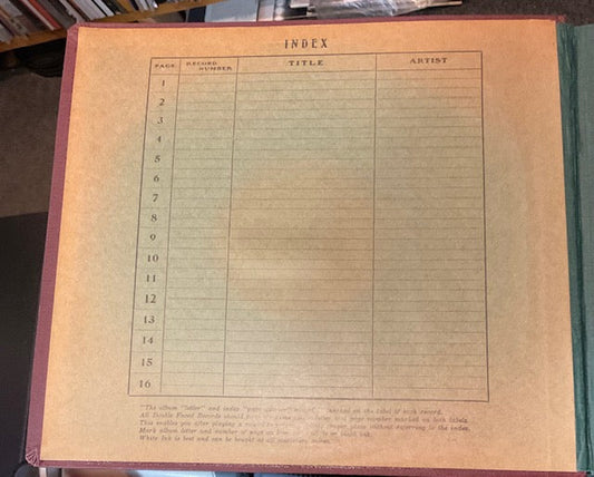 RCA His Masters Voice - 16 Page 10" 78RPM Record Book *NO WRITING* |