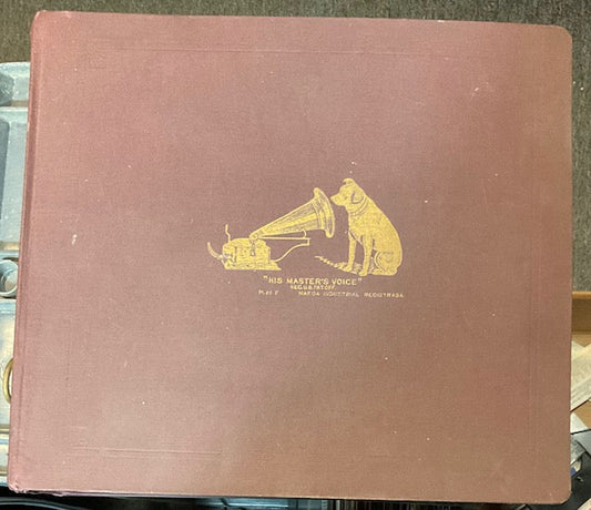 RCA His Masters Voice - 16 Page 10" 78RPM Record Book *NO WRITING* |