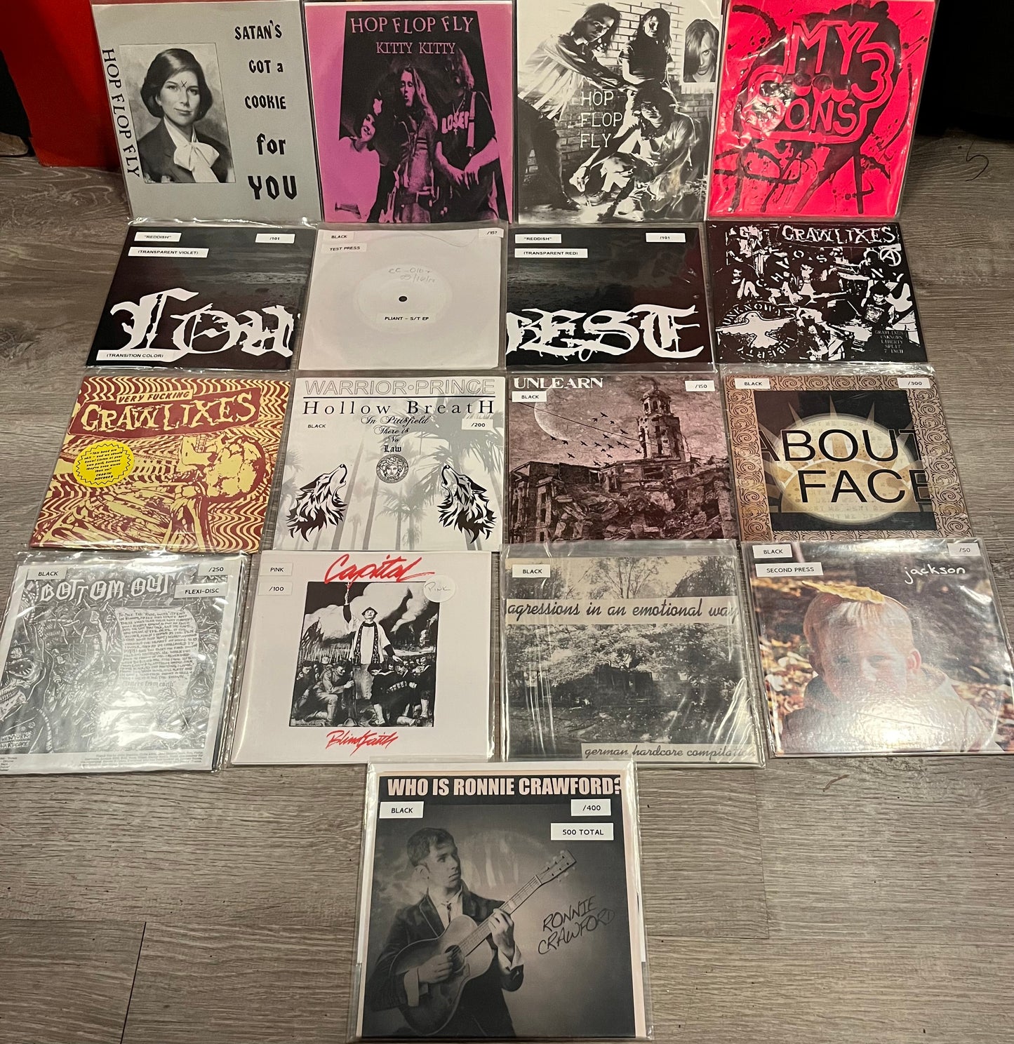 Various - 17 PUNK 7" LIMITED EDITION VINYL RECORDS |