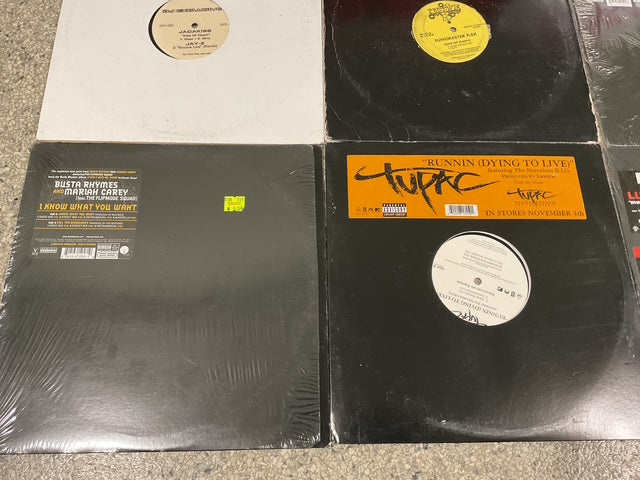 Various - 12 HIP HOP RECODS VINYL LOT |