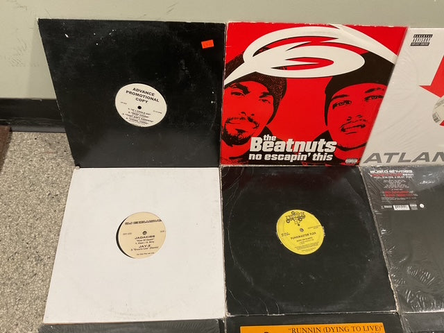 Various - 12 HIP HOP RECODS VINYL LOT |