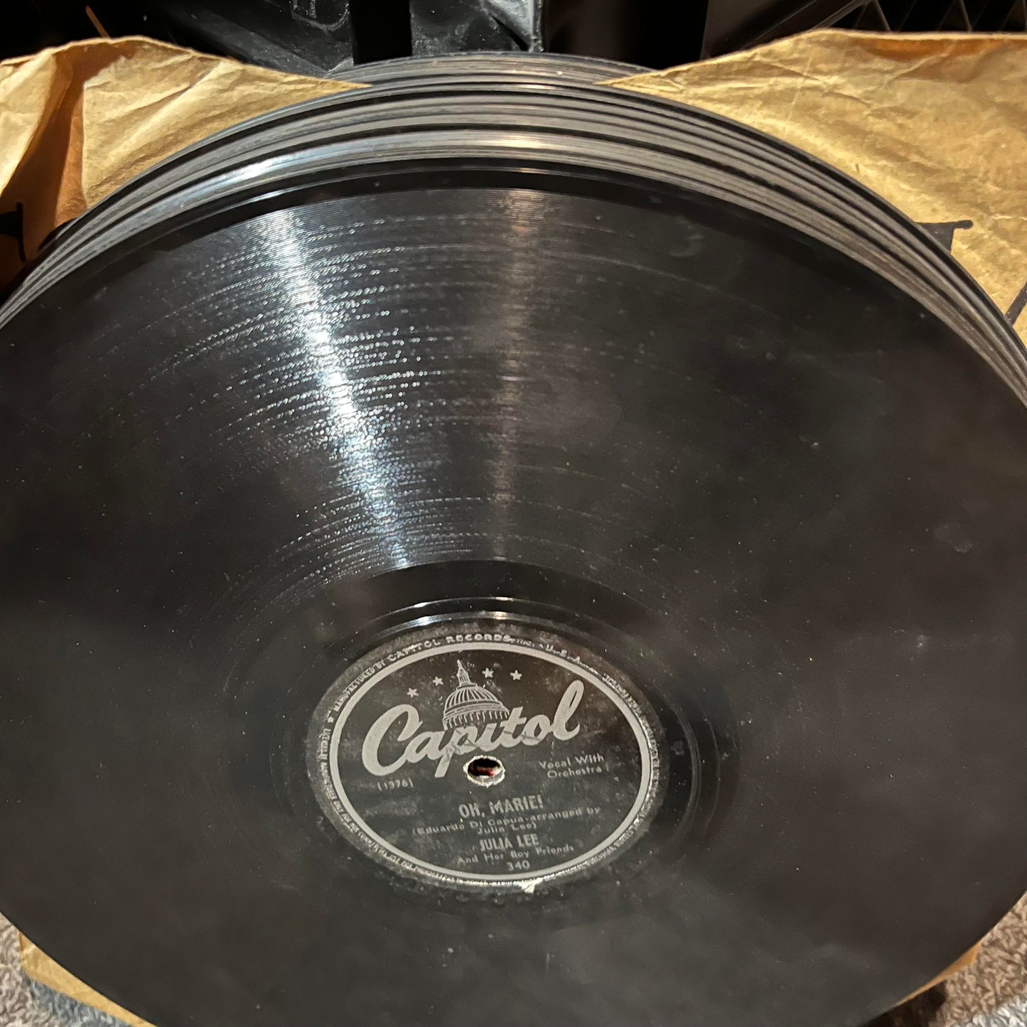 VARIOUS - (13) 78 RPM COLLECTION/LOT 10" RECORDS |