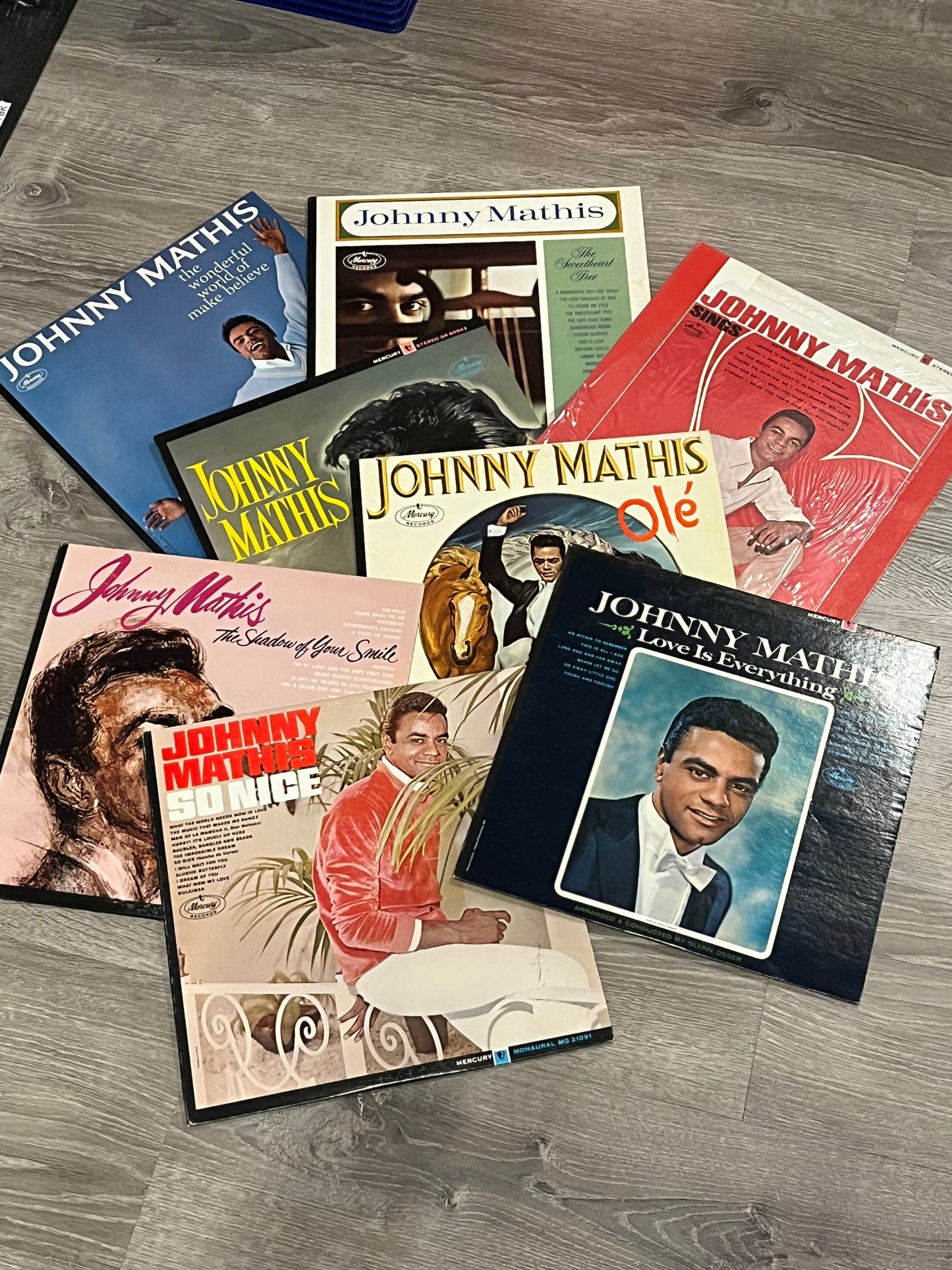 Johnny Mathis - 8 MERCURY LABEL VINYL ALBUMS | Very Good Plus (VG+) Very Good Plus (VG+)