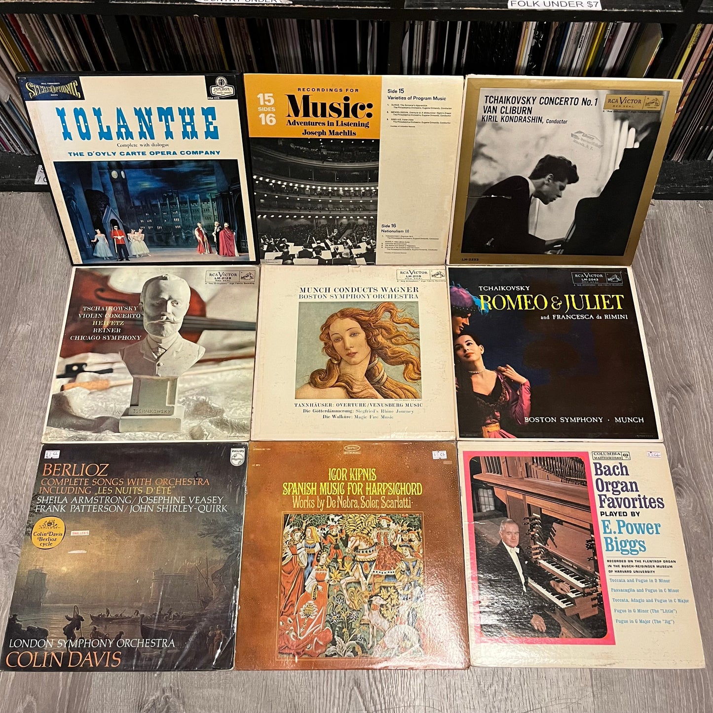 Various - 9 CLASSICAL VINYL RECORD LPS *EX-NM* | Excellent (EX) Excellent (EX)