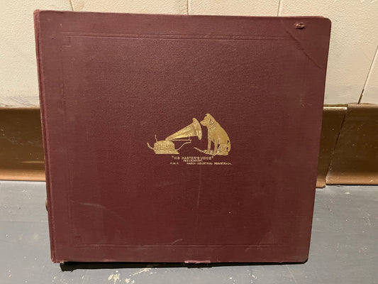 RCA / MASTERS VOICE - 17 PAGE 78RPM 12" RECORD BOOK | Very Good Plus (VG+)
