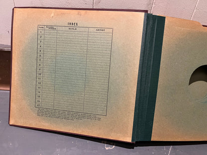 RCA / MASTERS VOICE - 17 PAGE 78RPM 12" RECORD BOOK | Very Good Plus (VG+)