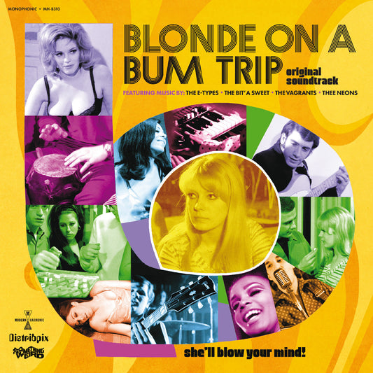 Various Artists - Blonde On A Bum Trip Original Soundtrack (Clear With Orange Swirl Vinyl) |