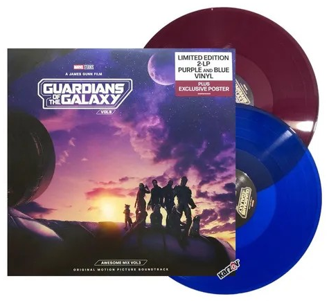 Various Artists - Guardians Of The Galaxy Vol. 3: Awesome Mix Vol. 3 (Limited Edition, Translucent Grape & Cobalt Blue Colored Vinyl, Bonus Poster) (2 Lp's) |
