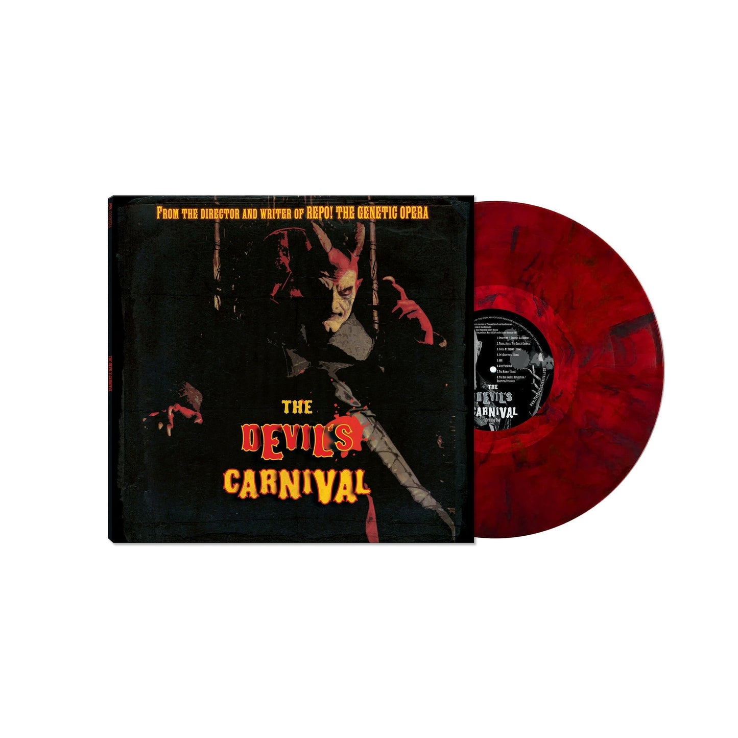 (PRE-ORDER 12/19/2025) The Devil's Carnival (Various Artists) (Limited Edition, Red Marble VINYL) |