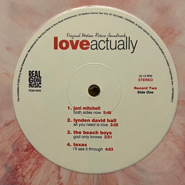 Love Actually (The Original Motion Picture Soundtrack) (2x CANDY CANE VINYL) | Mint (M) Mint (M)