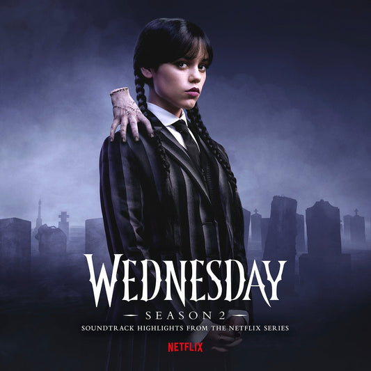 Wednesday Addams Nevermore Academy Orchestra - Wednesday: Season 2 (Original Soundtrack From The Netflix Series) (Purple & Black Blended Transparent Vinyl) [2LP] |