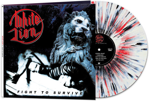 White Lion - Fight To Survive (Colored Vinyl, White, Black & Red Splatter, Limited Edition) |