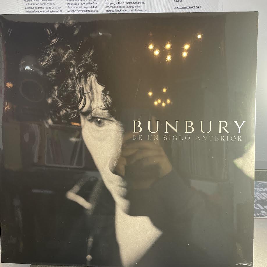 BUNBURY - De Un Siglo Anterior (VINYL) | Mint (M) Mint (M)