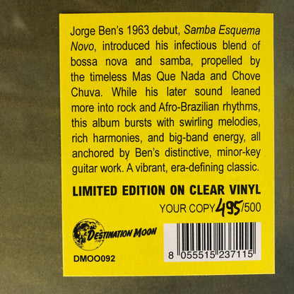 Jorge Ben - Samba Esquema Novo (CLEAR NUMBERED VINYL) |
