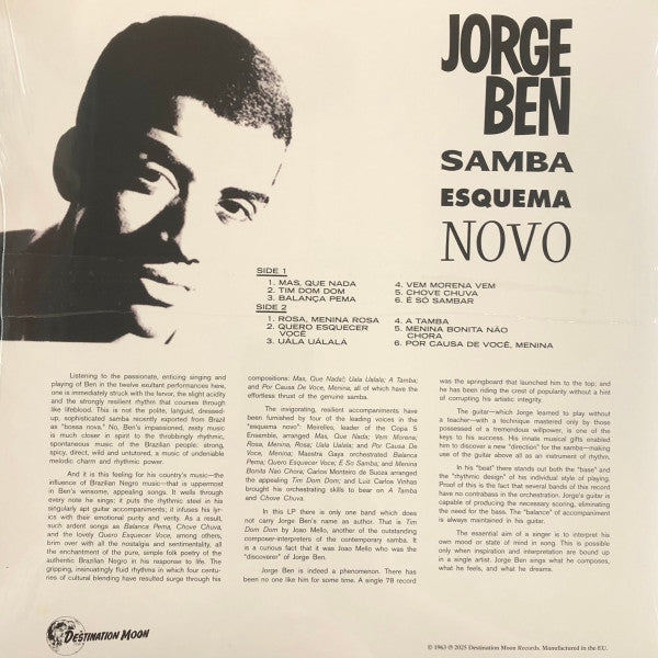 Jorge Ben - Samba Esquema Novo (CLEAR NUMBERED VINYL) |