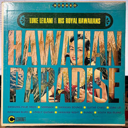 Luke Leilani & His Hawaiian Rhythm - Hawaiian Paradise (VINYL) | Excellent+ (EX+) Excellent (EX)