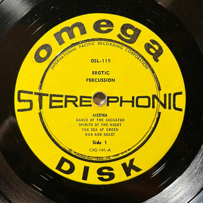 Unknown Artist - Erotic Percussion (VINYL) | Very Good Plus (VG+) Excellent (EX)