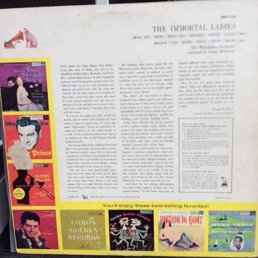 The Immortal Ladies (VINYL) | Very Good (VG) Very Good (VG)