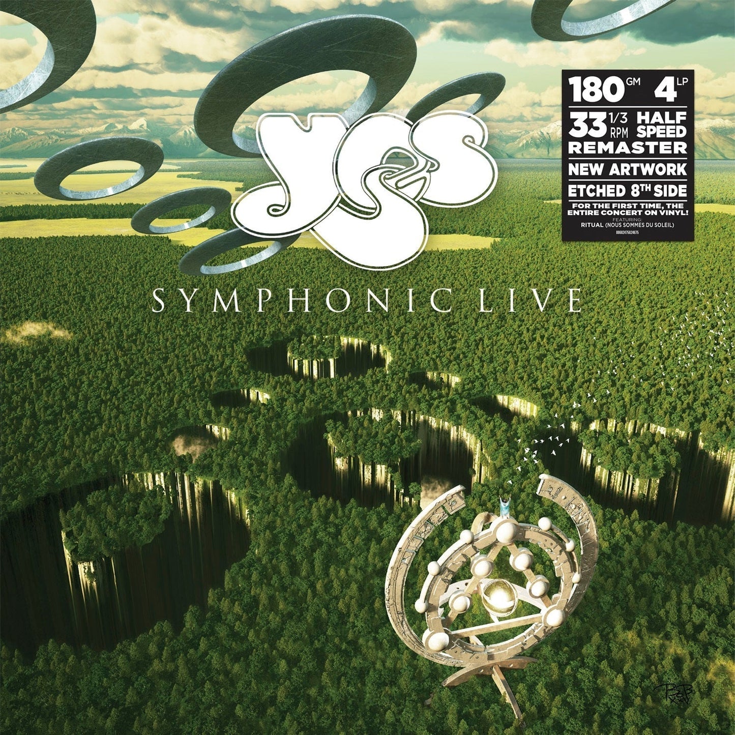 Yes - (PRE-ORDER 1/23/26) Symphonic Live [Limited Edition 180G 4LP] [Half-Speed] |